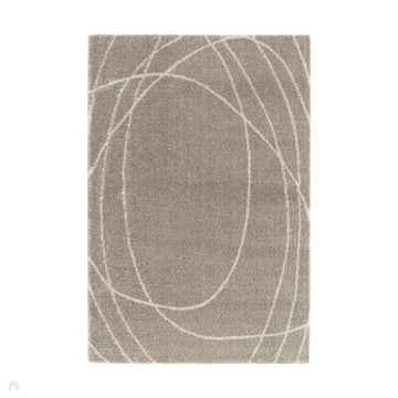 Halo Squiggle Natural Rug-Melrose-Rug Love - The Most Loved Rug Store